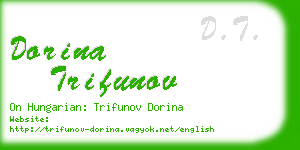 dorina trifunov business card